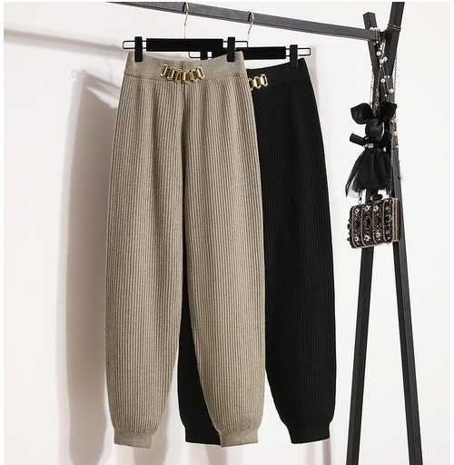 【大きいサイズL-4XL】【秋冬新作】ファッションパンツ♪カーキ/ブラック2色展開◆#schmci-238397