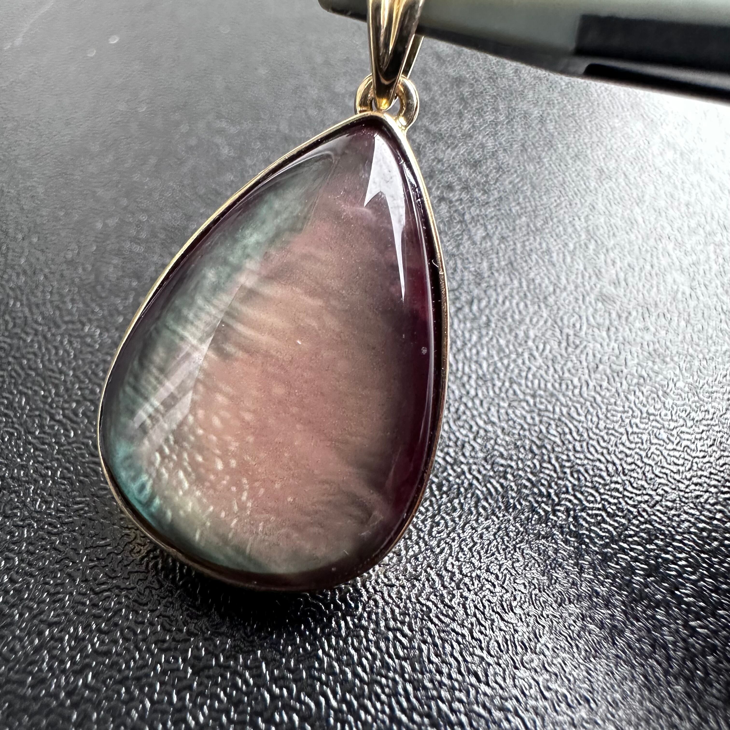 no.4・アンデシン・k18・ペンダントトップ