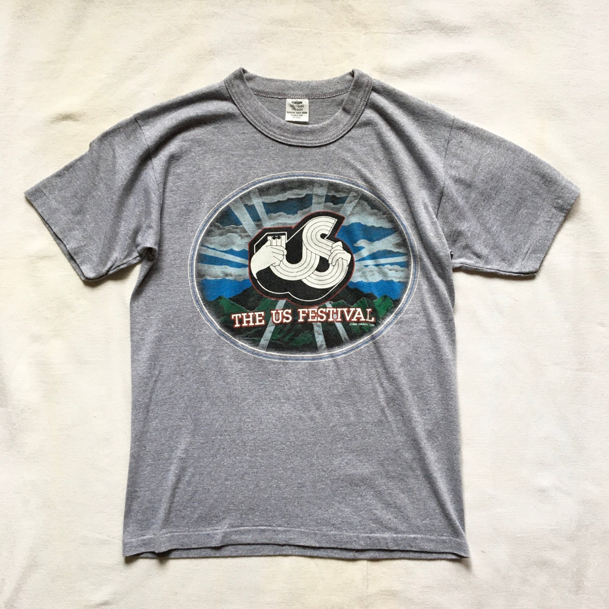 80s US rock fes tee