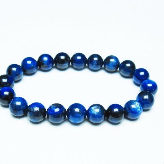カイヤナイト ブレスレット 10mm 一点物 メール便可 [M便 1/10] 111-48074