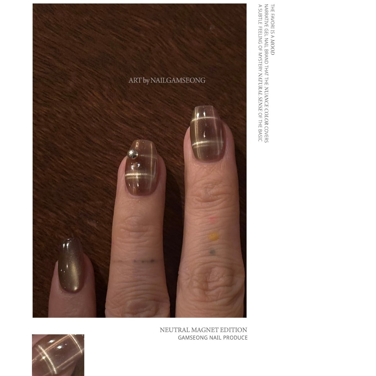 set】〈THE FAVORI × NAIL GAMSEONG〉 NEUTRAL MAGNET EDITION | THE