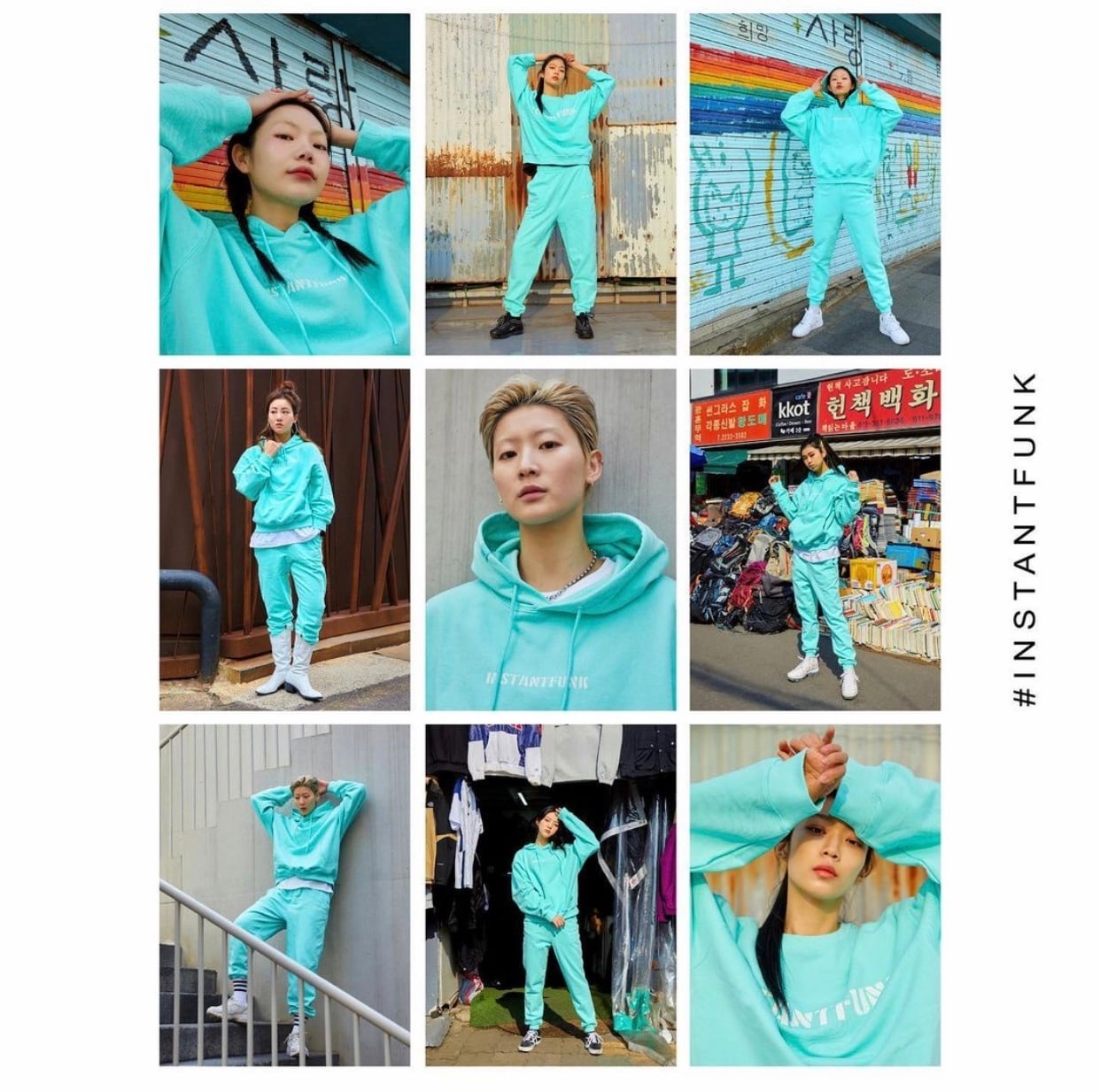 インスタントファンクパーカー　韓国ブランド　ファッション