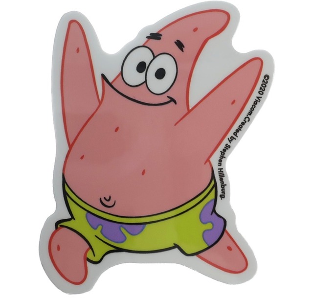 ステッカー スポンジボブ パトリック Sp Seal Party