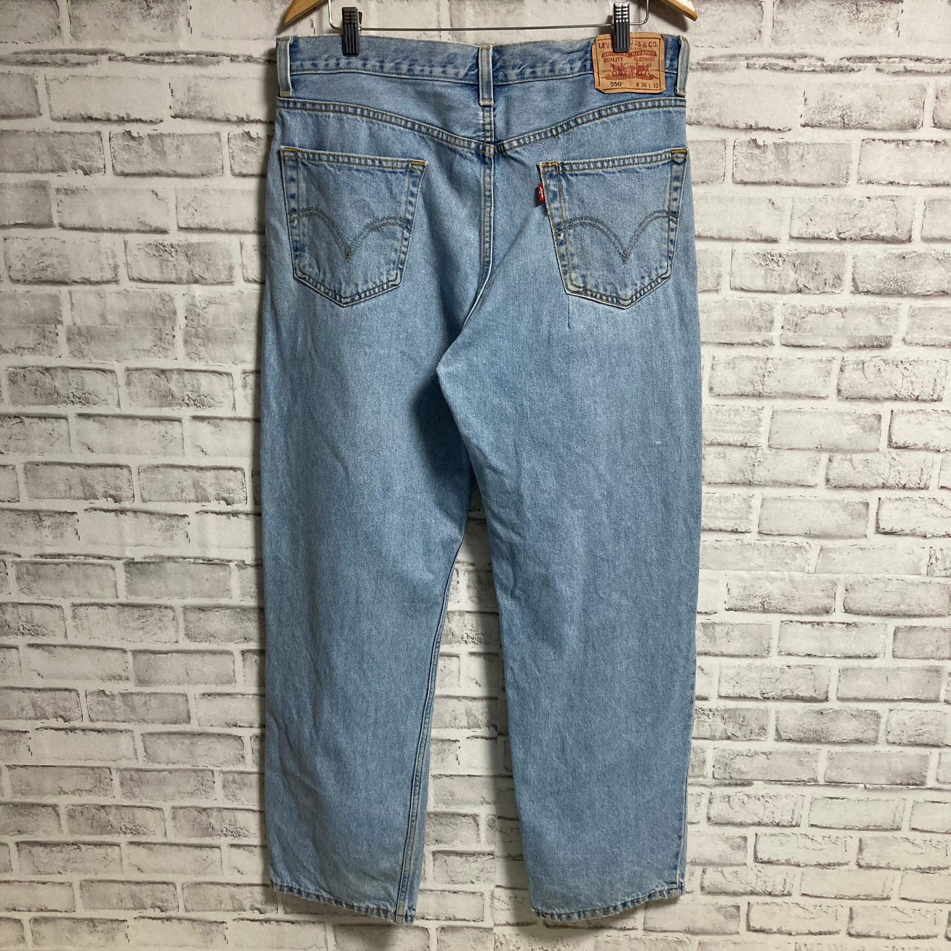 Levi's 550】W36×L32 Denim Jeans リーバイス 550 ブルーデニム