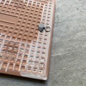 ボルジェス木版画 BACARO BORGES タイル『サボテン2と黄色い太陽』