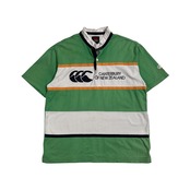 CANTERBURY カンタベリー 半袖 ラガーシャツ サイズ XL /グリーン系 メンズ スポーツ ラグビー