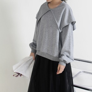 ビッグラペル　 スウェットプルオーバー2col N 10153