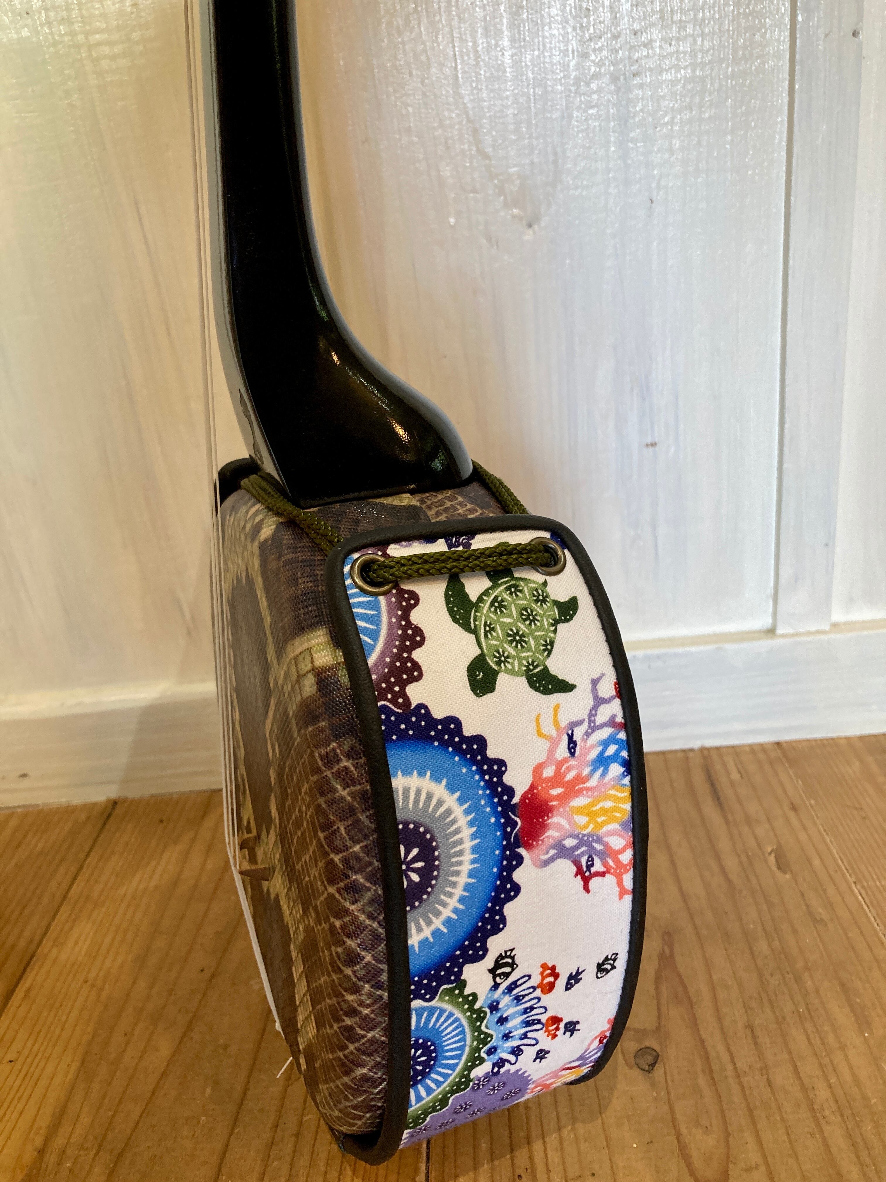 沖縄三線ティーガー（胴巻き） 珊瑚マンション | 虹亀商店