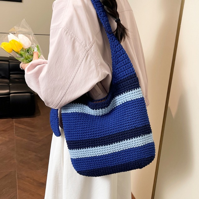 ocean wave harmony woven bag  e1896