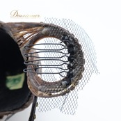 社交ダンス 小物 多美咲 ヘアオーナメント ヘアアクセサリー シニヨン カップ 団子 大きめ デモ 競技 ダンス パーティ 高級感 お洒落 発表会 ブラウン系 ブラック系 ヘアスタイル 髪飾り ダンス用アクセサリー つけ毛 ショーウィンドウ アップスタイル ビジュー 髪型 競技用 発表会用 髪の装飾 シニヨンスタイル おしゃれヘア 素敵