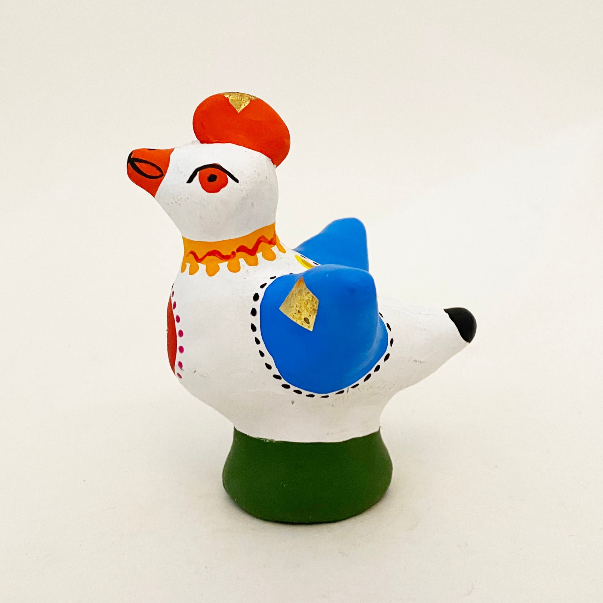 ディムコヴォ土人形 / 鳥（トサカ）