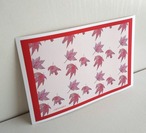 「もみじ」 ポストカード /3枚セット naturako