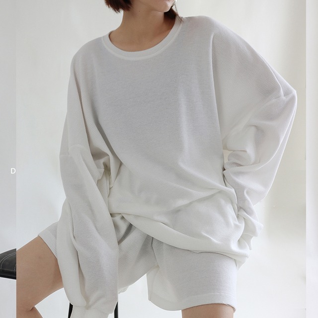 waffle tops & pants setup 10434