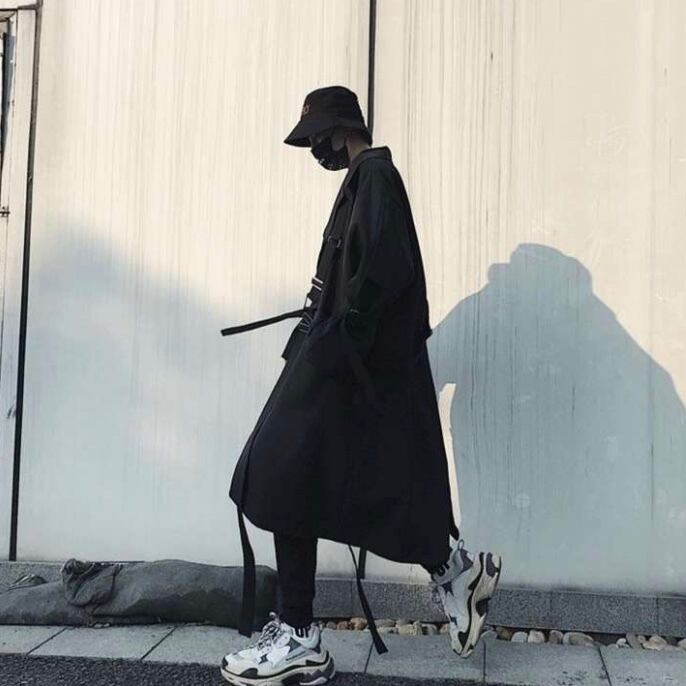 ハーネスベルトブラックコート Se300 韓国メンズファッション通販サイト 3seconds