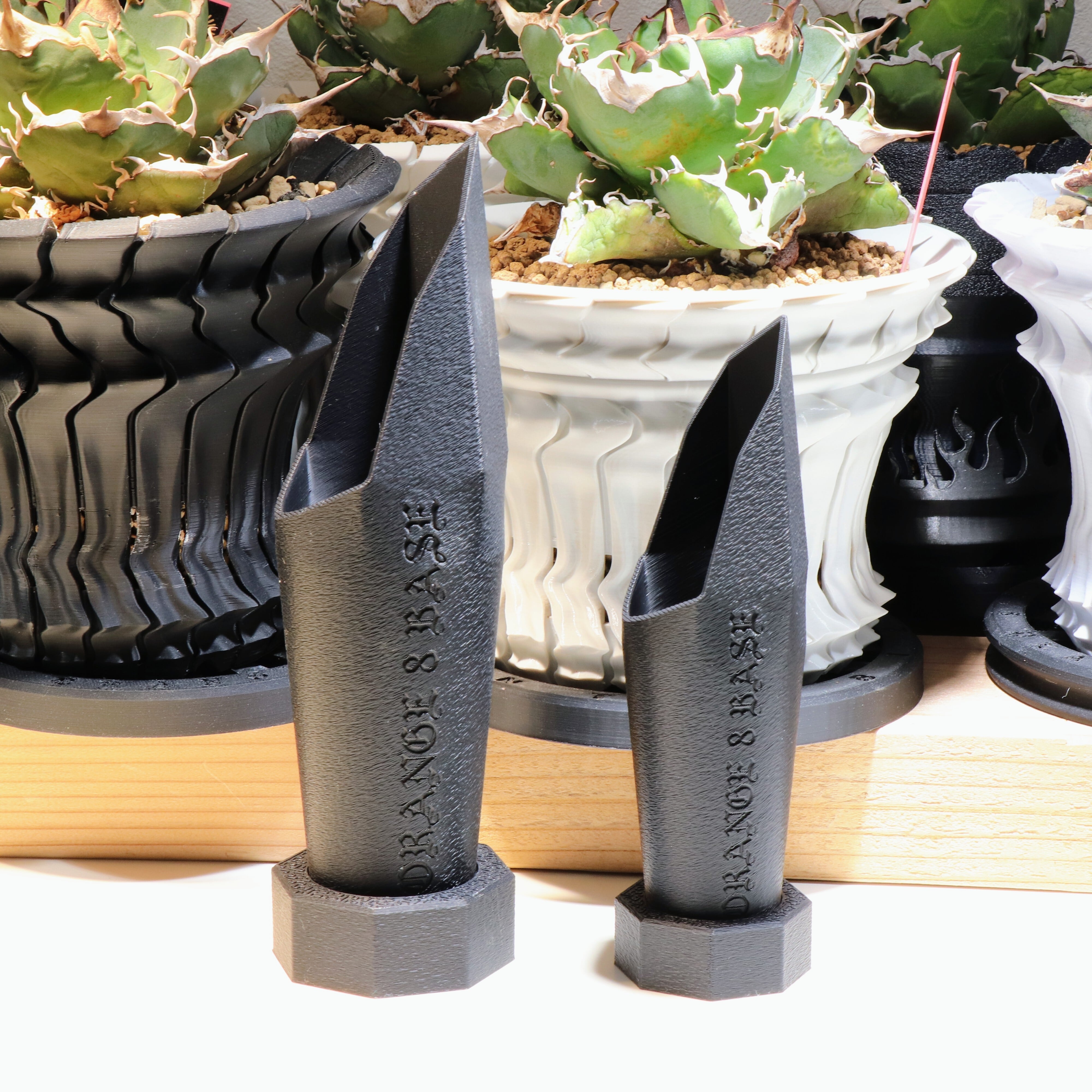 hope　カタチ製作所 mederu potボビンtall&ソイルスコップ 飾れるソイルスコップ S 驚くほど使いやすい 園芸スコップ・土入れ