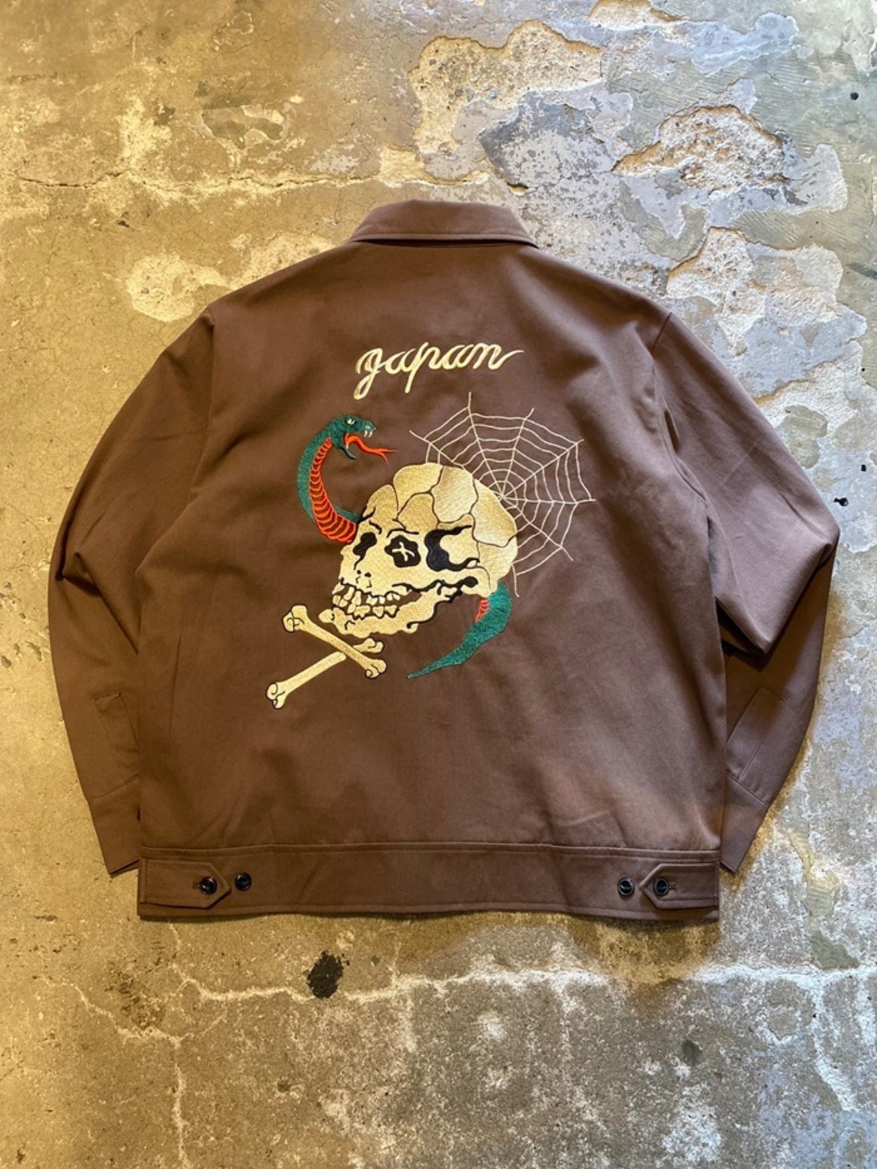 ALCARZA / SPORTS JACKET / 野ざらし 刺繍 / ドリズラージャケット - 1