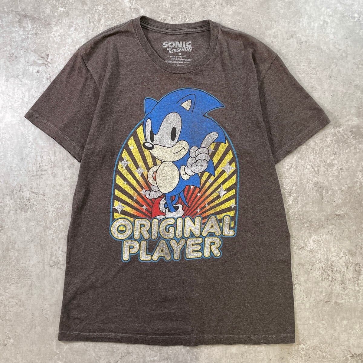 SONIC THE HEADGEHOG ソニック キャラクタープリントTシャツ メンズM