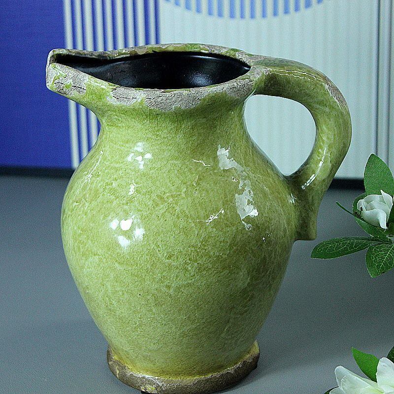 花瓶 フラワーベース 花器 ハンドル付き ドライフラワー 造花