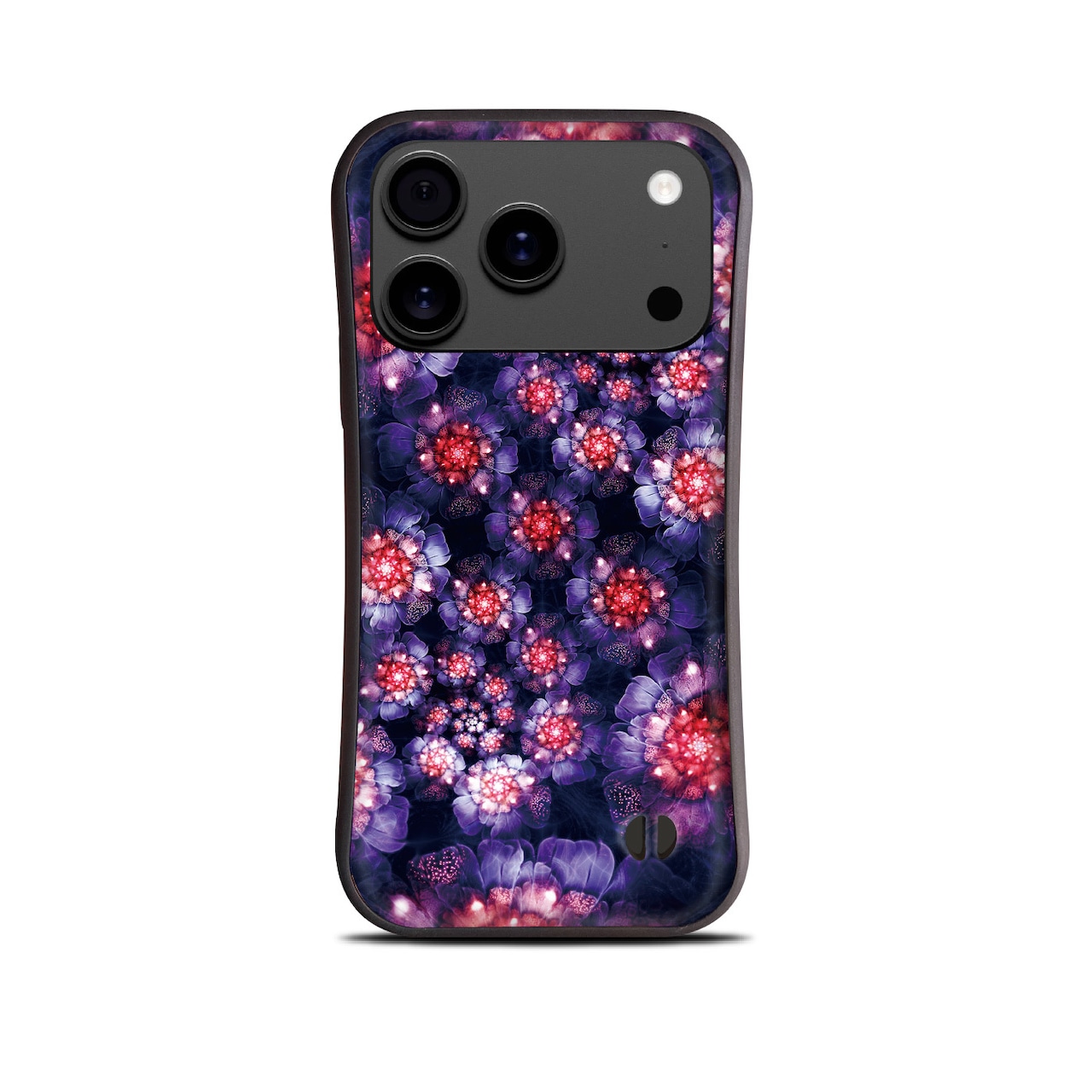 彩・牡丹 - 和風 耐衝撃グリップ iPhoneケース【Re:design】