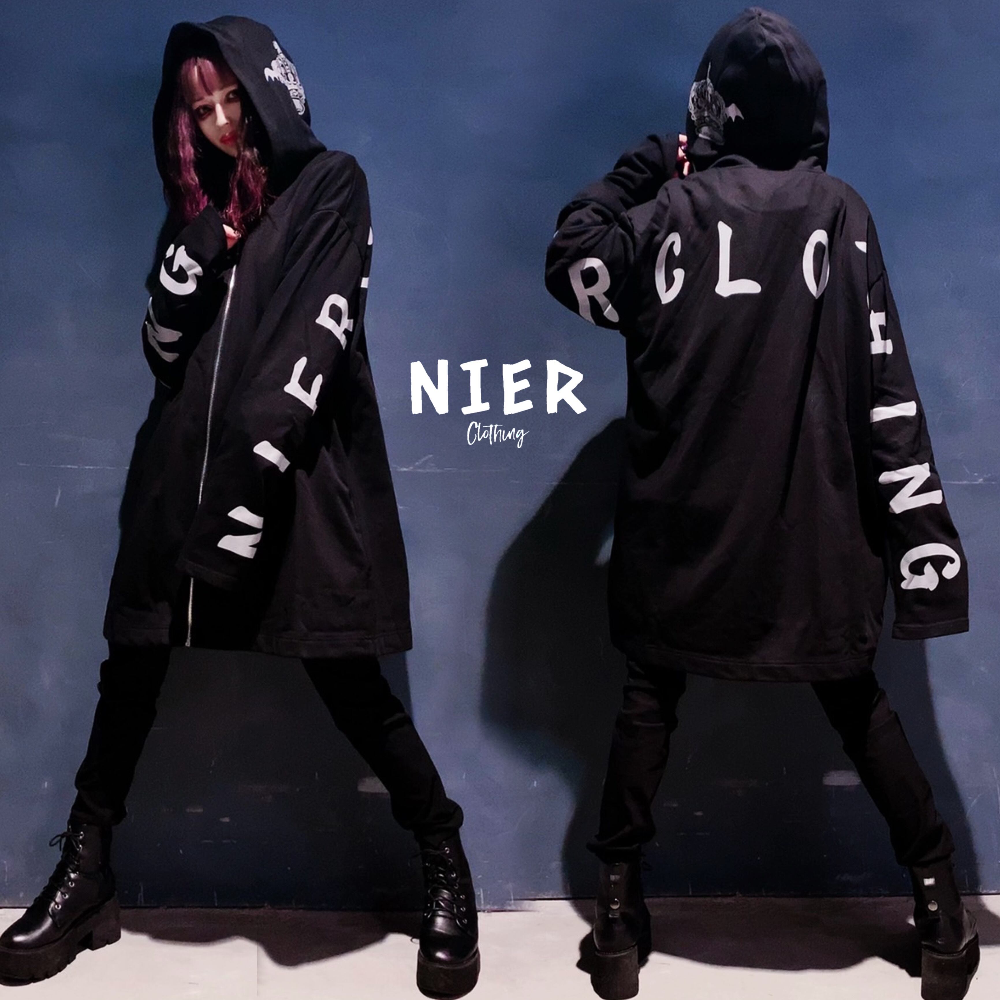 BACK LOGO ZIP OUTER | NIER CLOTHING powered by BASE