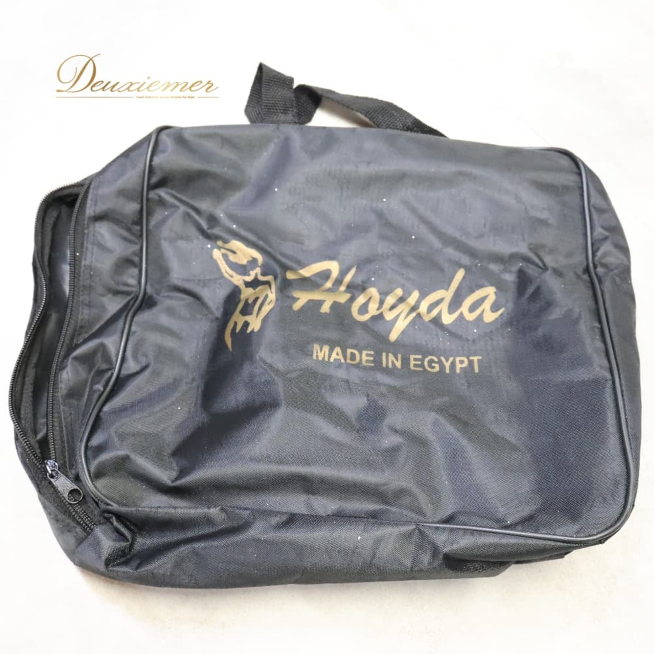 ベリーダンス 衣装 Hoyda ホイダ バラディドレス ホワイト系 トップス ワンピース ドレス 白 金 ラメ スパンコール キラキラ 装飾 豪華 バッグ セット スリット 華やか 明るい 伸縮 ストレッチ ダンス衣装 イベント ステージ ゴールド系