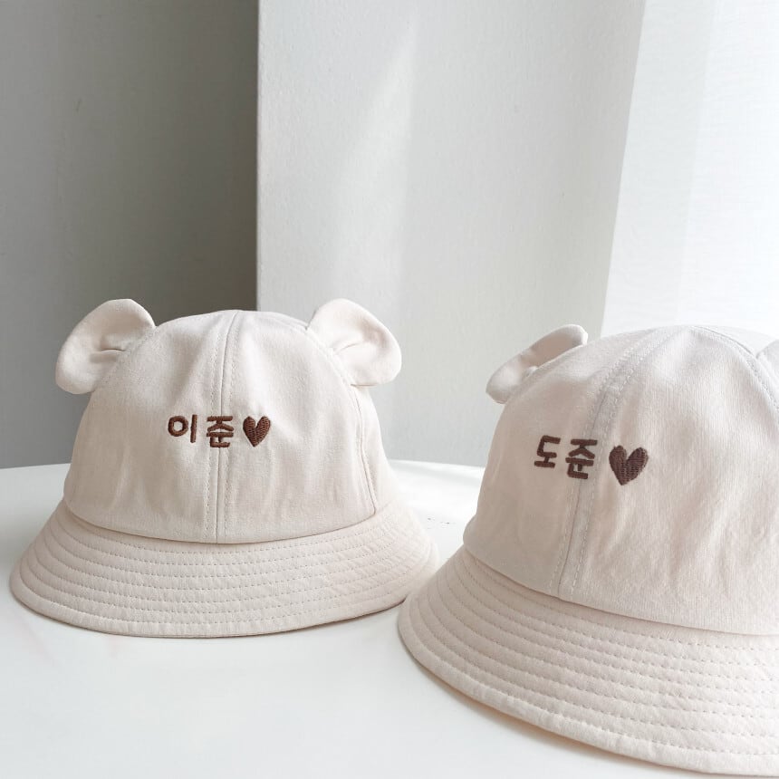 名入れ刺繍バケットハット | イブル&Baby Fabric LilyBlanc（リリー