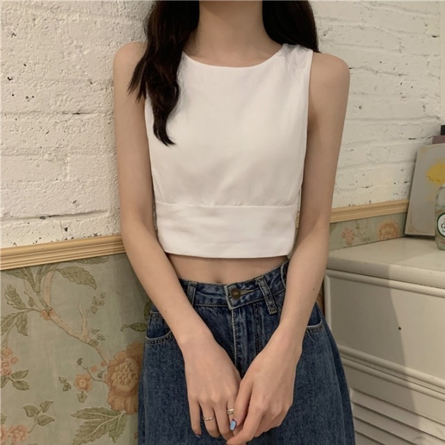 サマーバックショートトップス 夏物 YY-ファッション80700474548