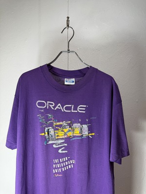 80~90’s USA Made ORACLE “High-Performance UNIX RDBMS” Promo T-shirt
