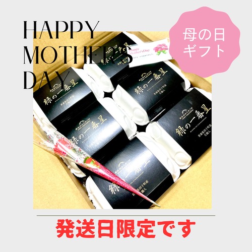 【Happy　Mother′s　Day】超早　母の日ギフト！！30％OFF【～3/31（日）までのご注文限定】緑の一番星（３６個）