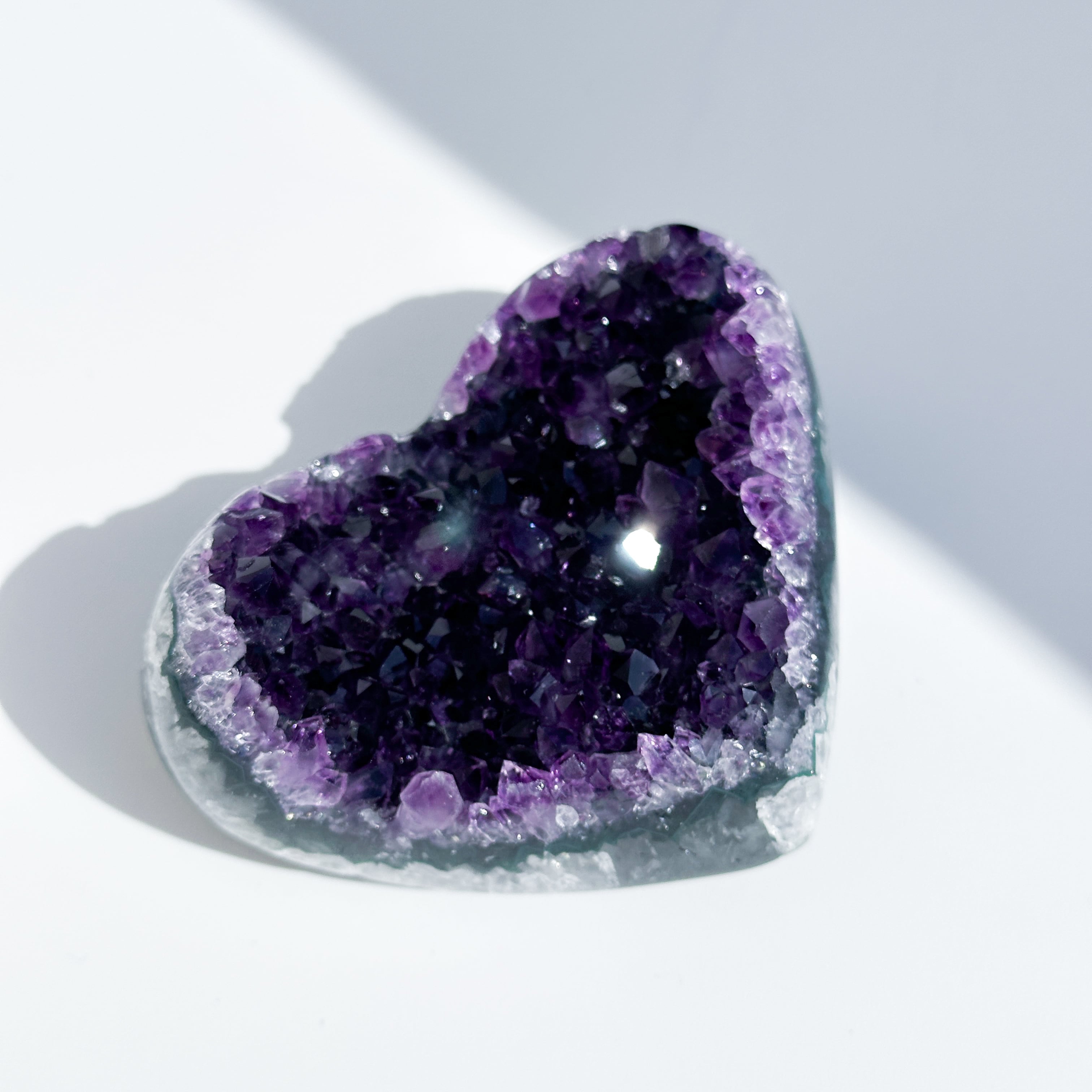 ウルグアイ産アメジスト ハート 03 ◇Amethyst◇天然石・鉱石