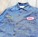 50s  GOOD YEAR  Real Work Damage Cotton Work Shirt   Size SMALL