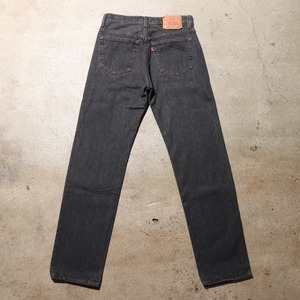 美品 31×32 Levi’s 501 先染め USA ブラックデニムパンツ リーバイス