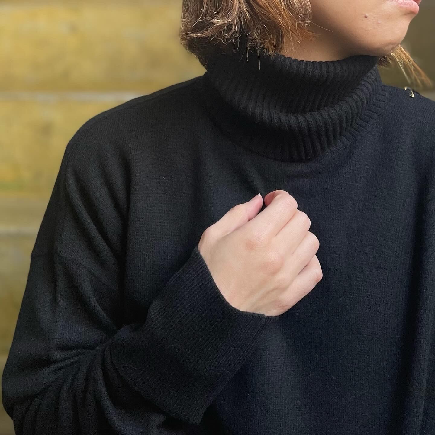 Le pivot - ウールカシミヤロングタートル | clever elephant Le pivot - ウールカシミヤロングタートル | clever elephant