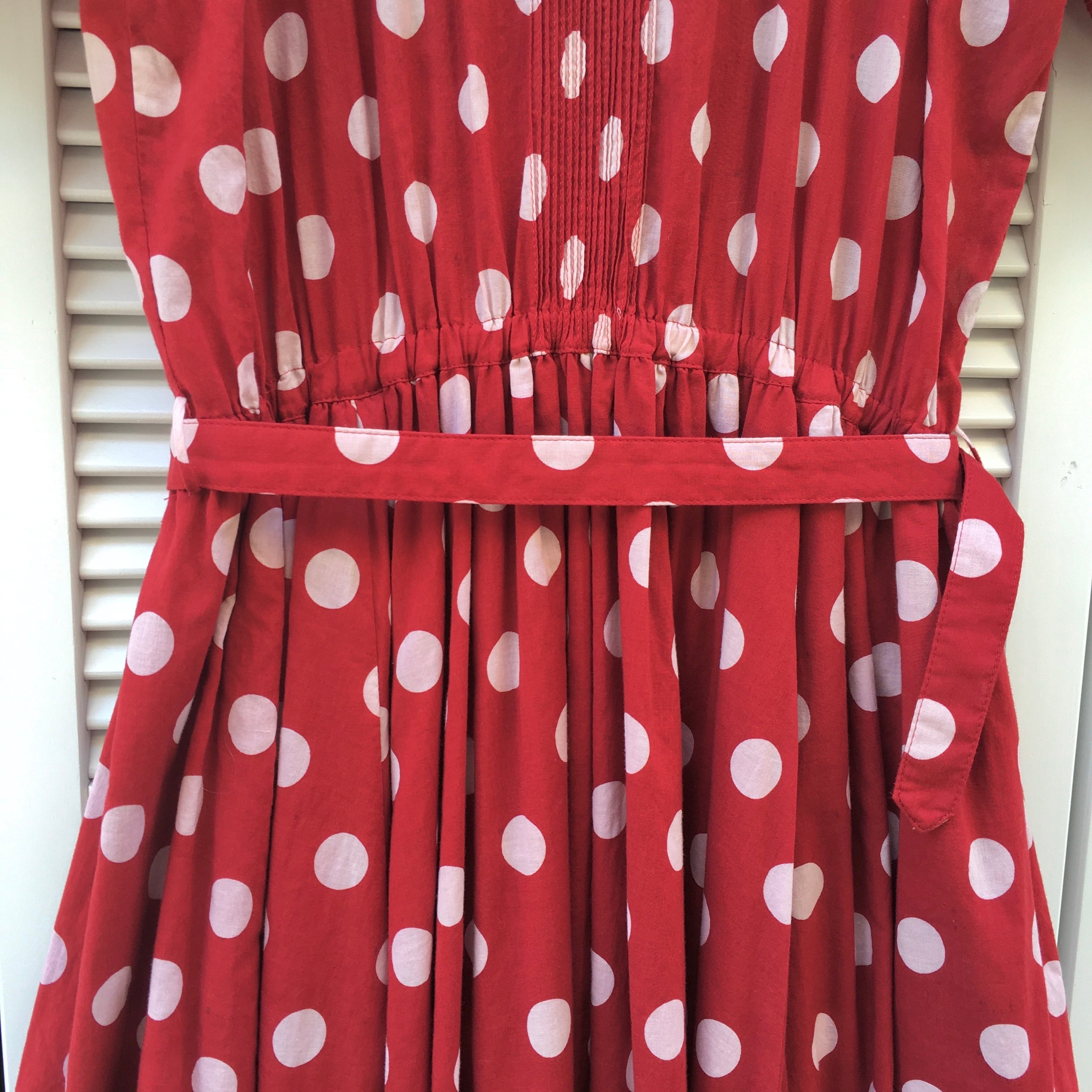 【6/10まで special price】 PINK HOUSE dot ribbon dress〈レトロ