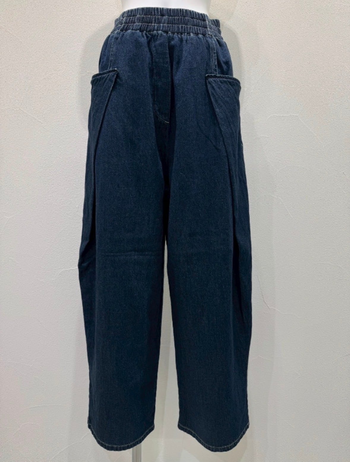 CYAN TOKYO 】オーバータックリネンデニムワイド | valance 福井