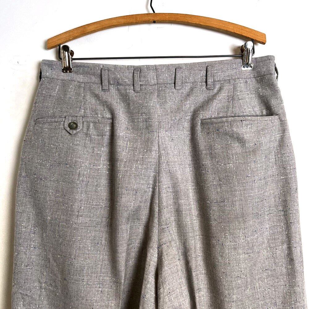 パンツ vintage 60's wool kasuri slacks Vintage Nep Wool Trousers [1950s-] Vintage Kasuri Nep Wool