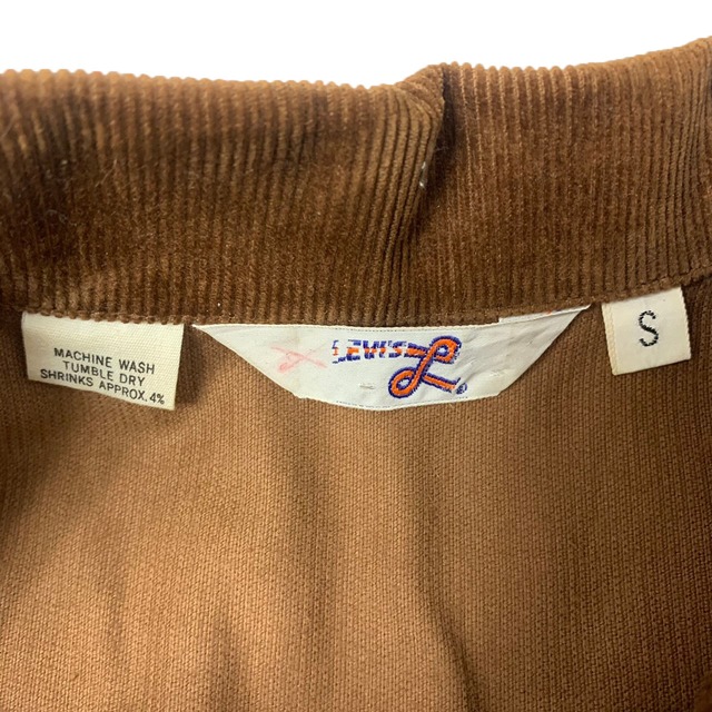 70's LEVI'S corduroy jacket big"E"