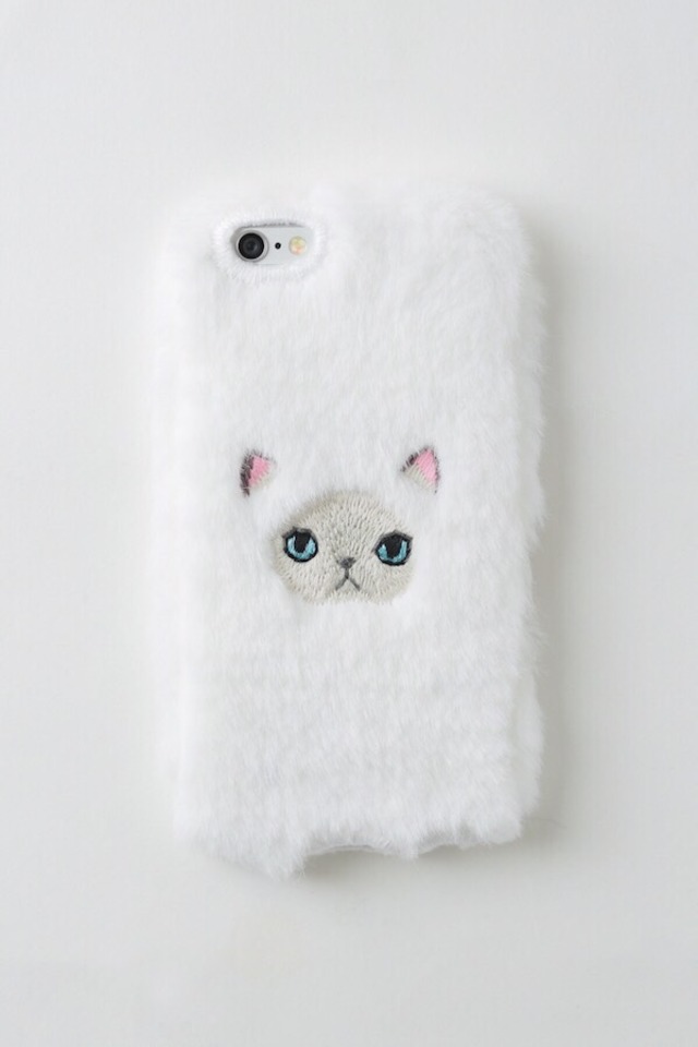 iPhone6/6S専用】ヒマラヤンネコiPhone6/6Sカバー 【ホワイト 