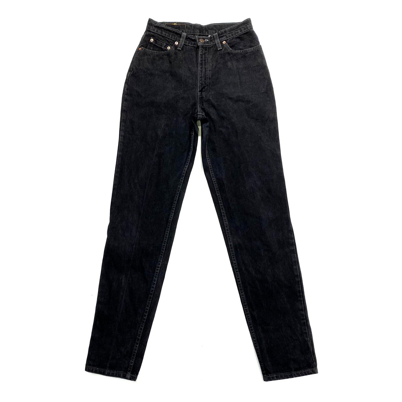 90年代 リーバイス Levi's 512 SLIM FIT TAPERED LEG ブラックジーンズ テーパードデニムパンツ USA製 レディースL(w28) ヴィンテージ /eaa331635