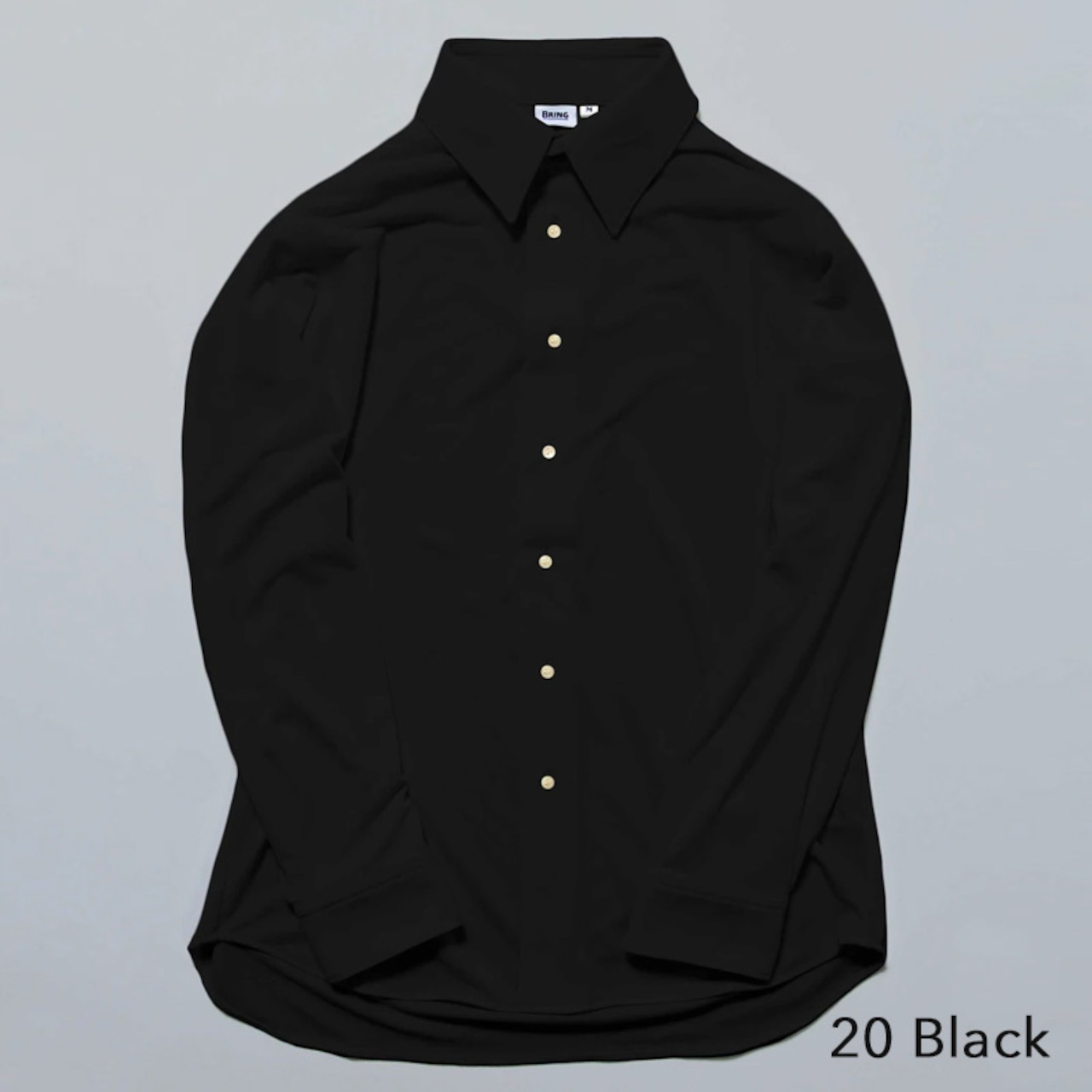 BRING(ブリング) DRYCOTTONY Dress Shirt ドライ ドレス シャツ 長袖 Yシャツ ユニセックス アウトドア 用品 キャンプ グッズ