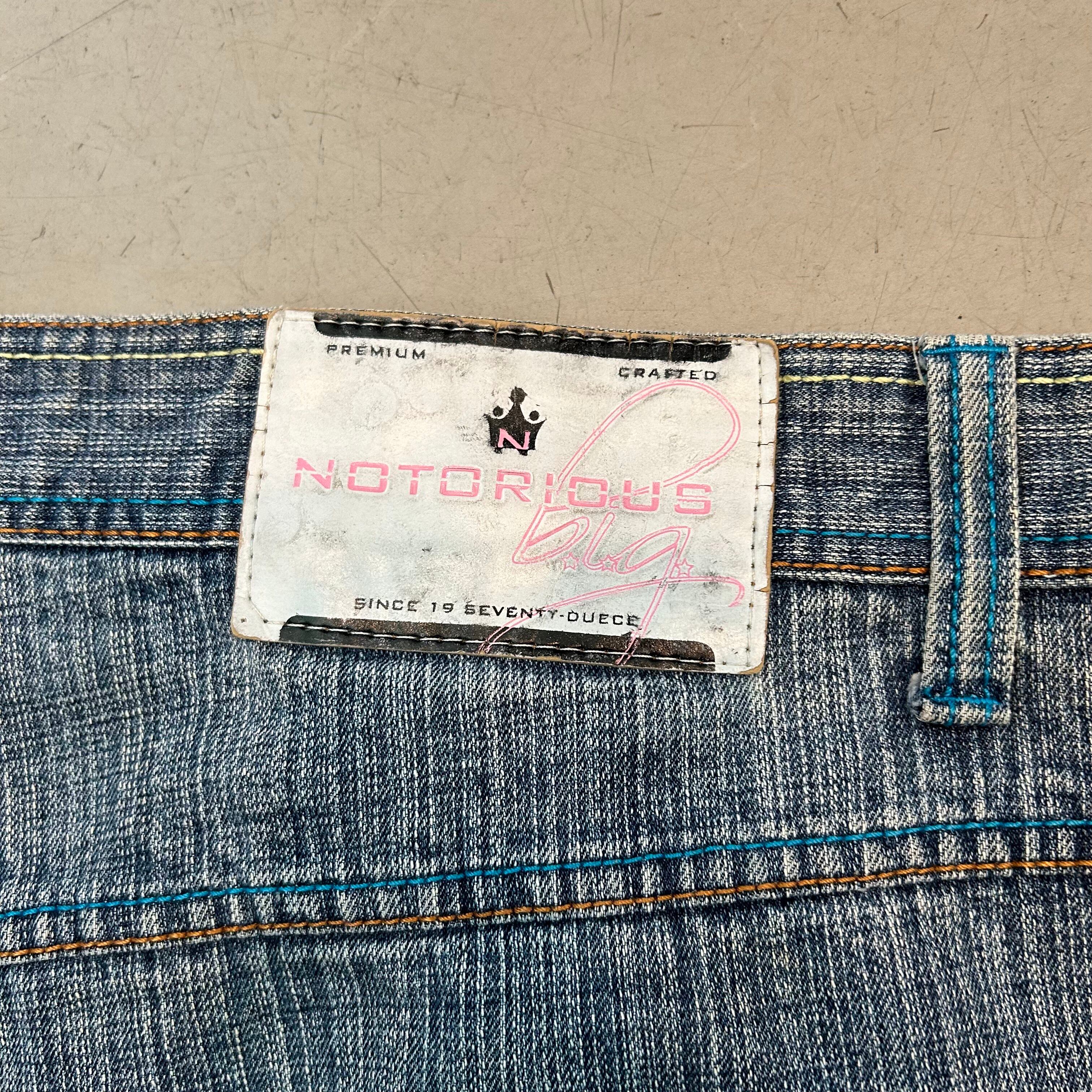 NOTORIOUS B.I.G激レア　デニム　w42 coogi jnco NOTORIOUS B.I.G激レア デニム w42 coogi jnco