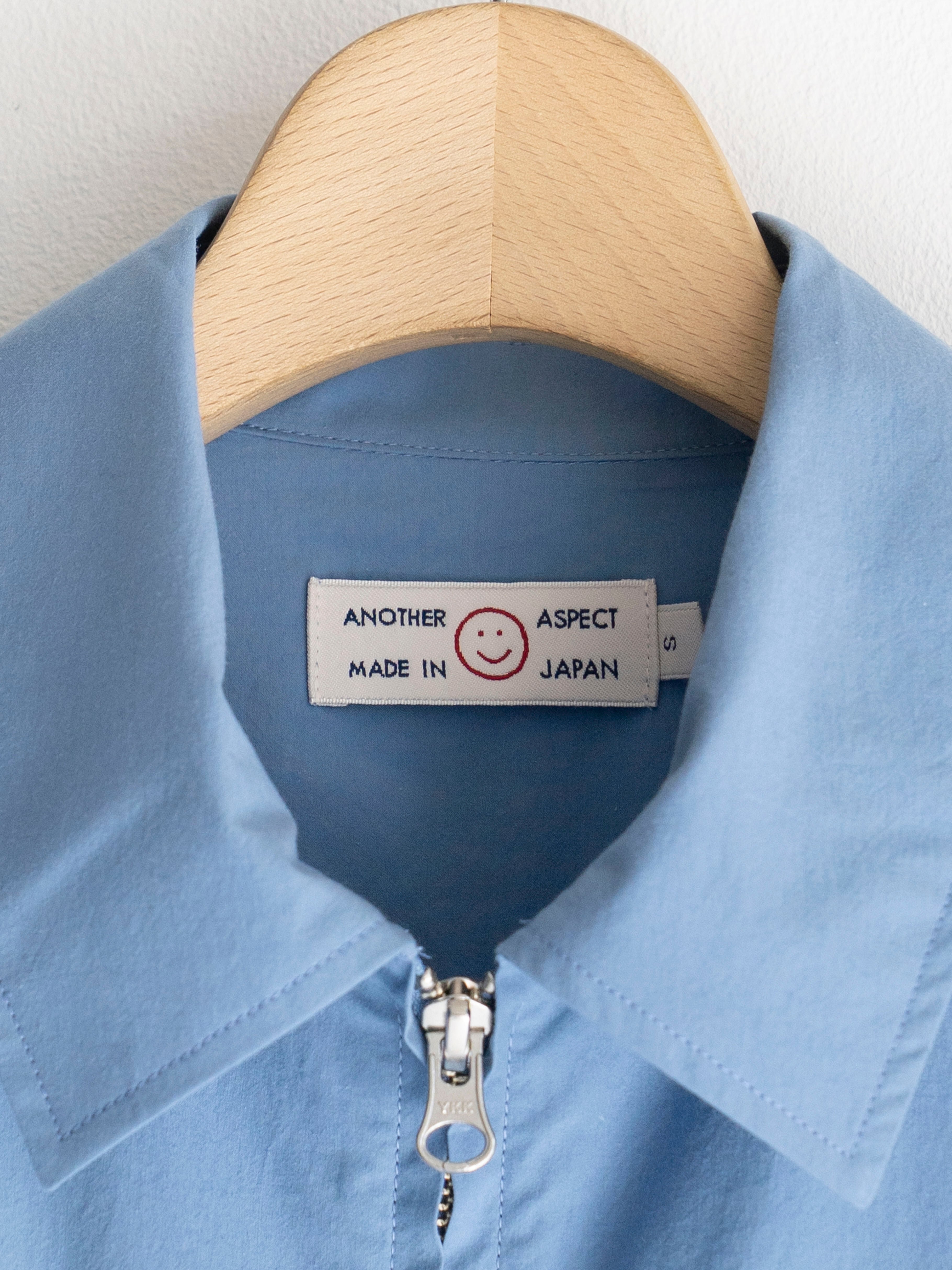 ANOTHER ASPECT ANOTHER Zip Shirt 1.0 JPN Ocean Blue | BEST PACKING
