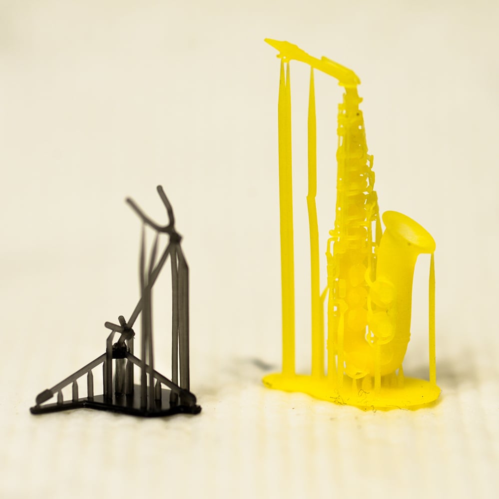 1/20 アルトサックス ミニチュア 3Dプリンタ出力未塗装レジンキット