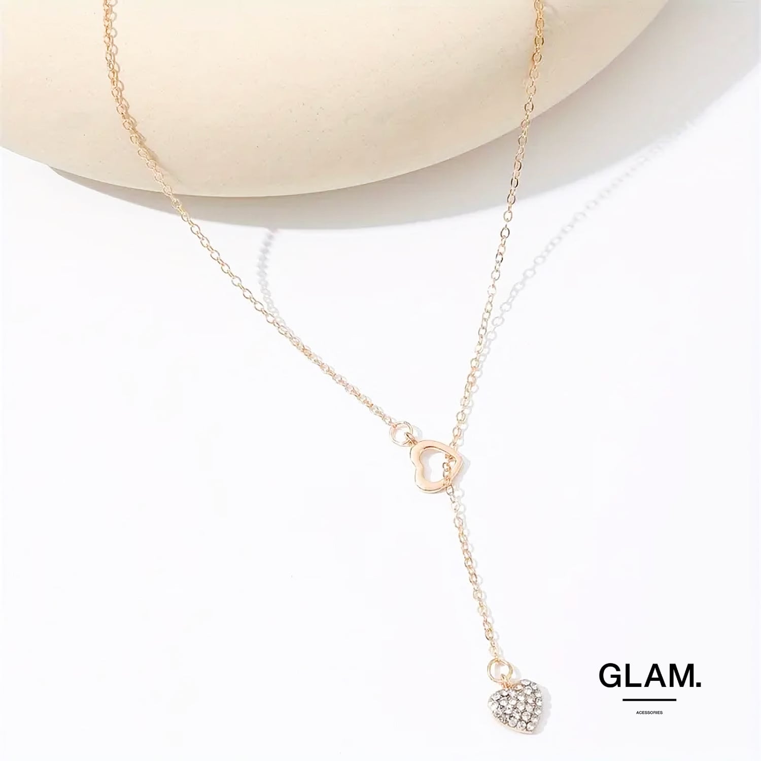 ゴールドネックレス ジルコニウム クローバー FELICITE 数量限定】エターナルハートジルコニアネックレス | 金属