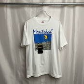 90s USA アニマル 猫 シティ Tシャツ XL