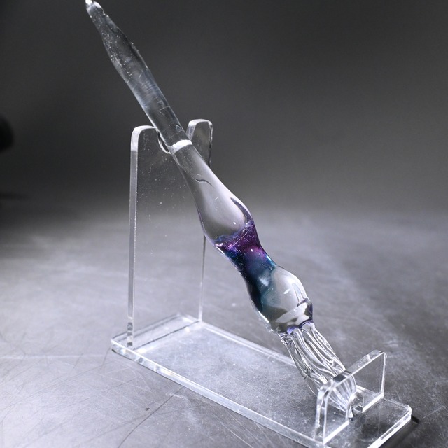 ガラスペン　青と紫　72