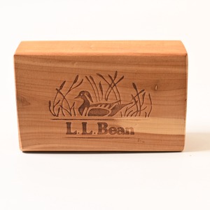 80's~ Vintage L.L.Bean Cedar Wood Block /#4