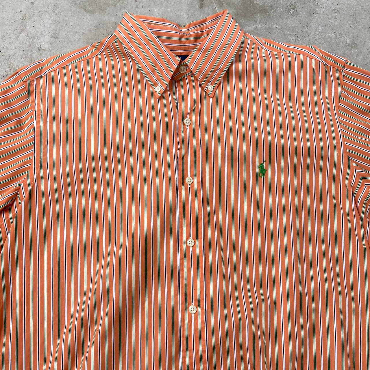 Ralph Lauren ラルフローレン 長袖 マルチストライプシャツ CLASSIC 