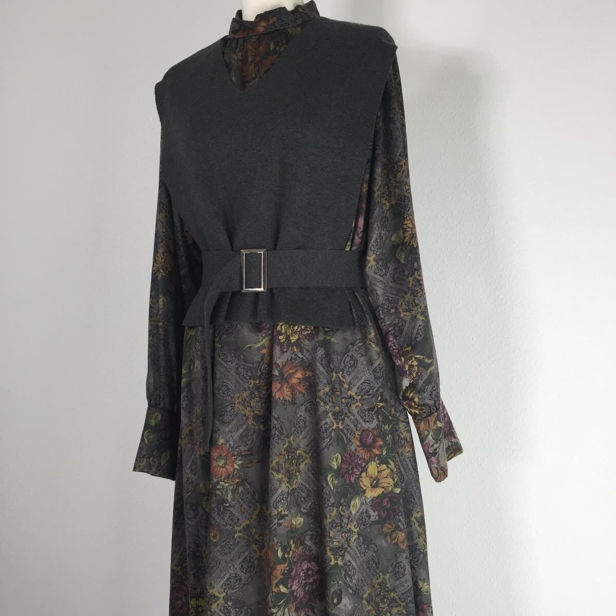 aw Ameri Vintage アメリヴィンテージ Undressed Nathalie Vest Set Dress ニットベストセットドレス ワンピース 花柄 ロング フクル ファッションブランドユーズドセレクトショップ aw Ameri Vintage アメリヴィンテージ Undressed Nathalie Vest Set Dress ニットベストセットドレス ワンピース 花柄 ロング フクル ファッションブランドユーズドセレクトショップ