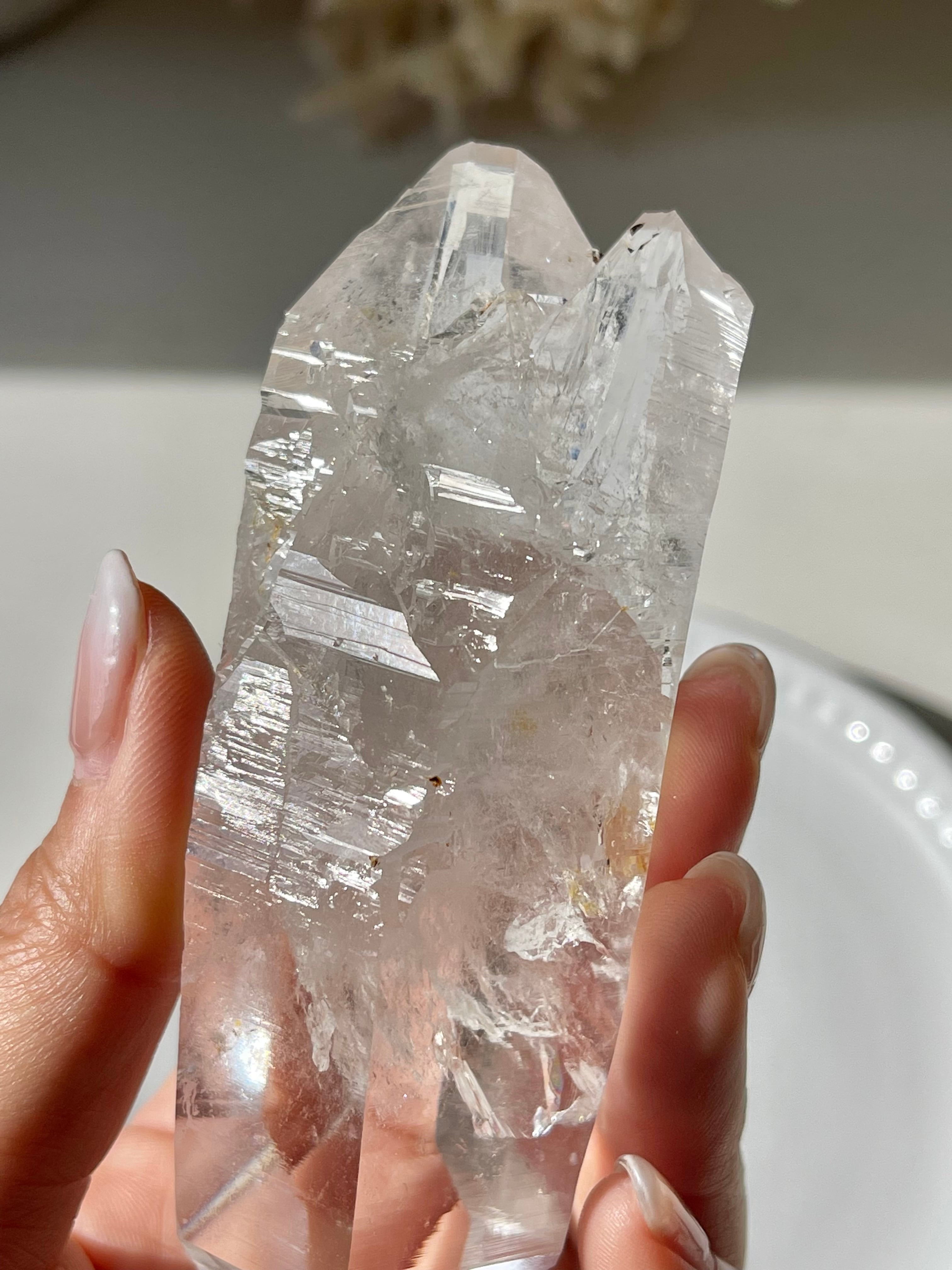 コロンビア　コスケス鉱山レムリアンシード(レインボー,DT,ツイン,セルフフィード,ファントム,リモナイト)